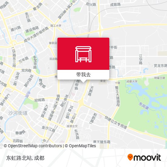 东虹路北站地图