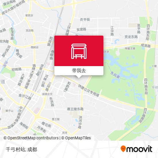 千弓村站地图