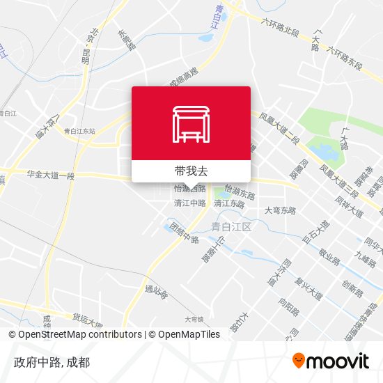 政府中路地图