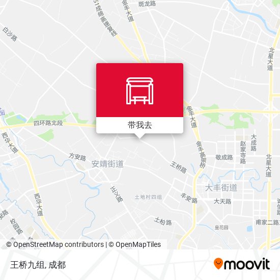 王桥九组地图