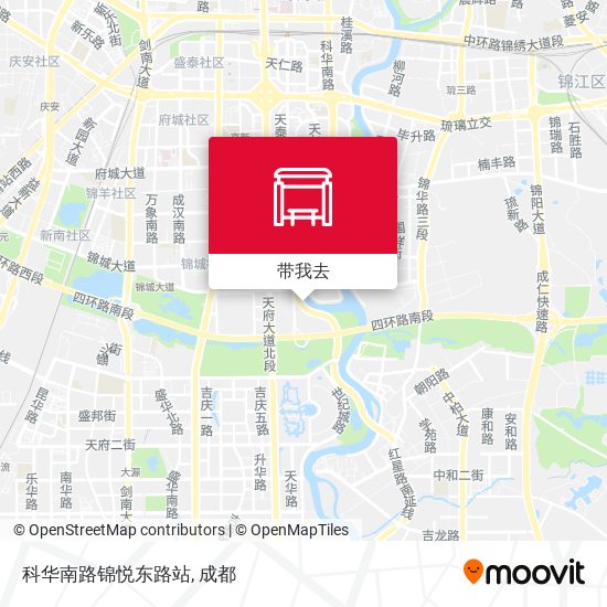 科华南路锦悦东路站地图