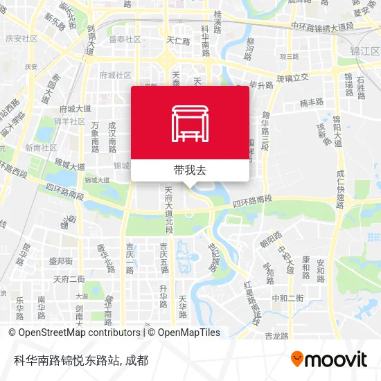 科华南路锦悦东路站地图