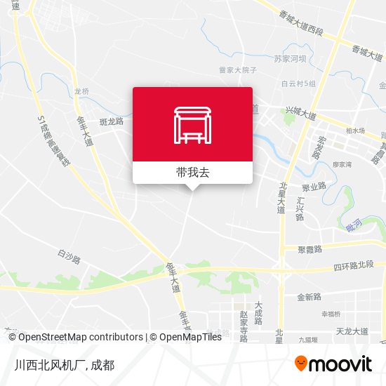川西北风机厂地图