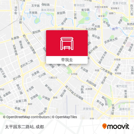 太平园东二路站地图