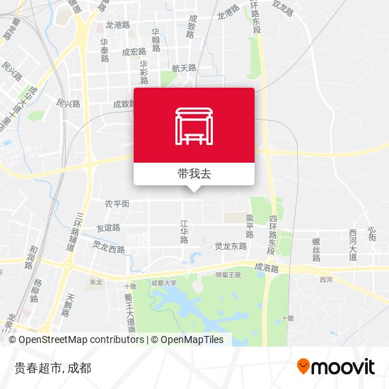贵春超市地图
