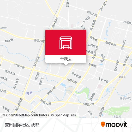 麦田国际社区地图