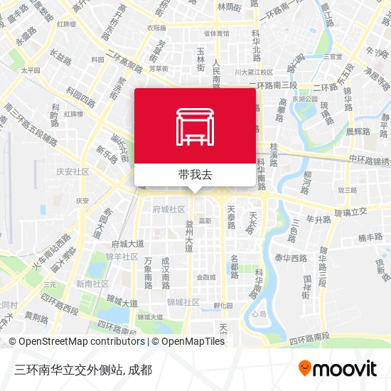 三环南华立交外侧站地图