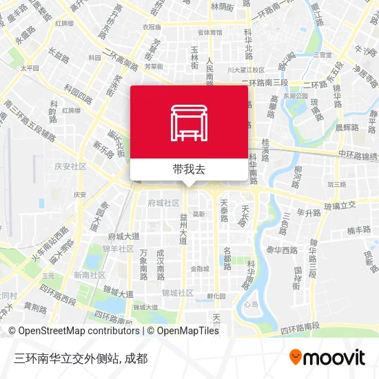 三环南华立交外侧站地图