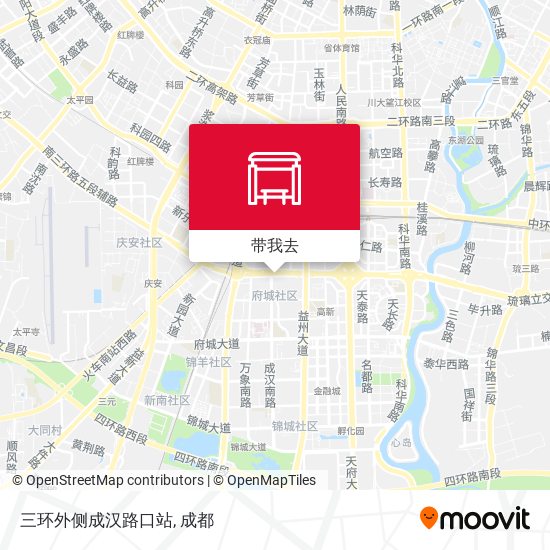 三环外侧成汉路口站地图