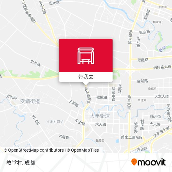 教堂村地图