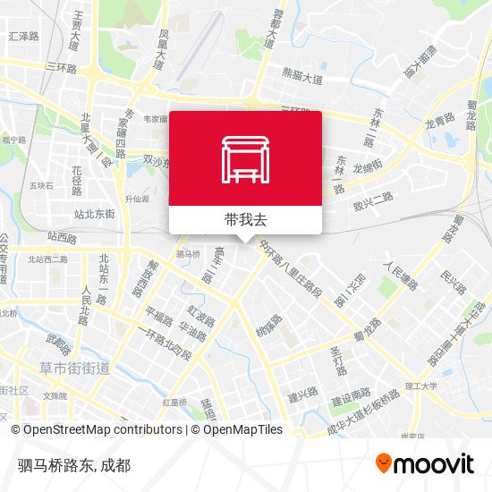 驷马桥路东地图