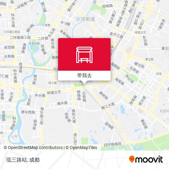 琉三路站地图
