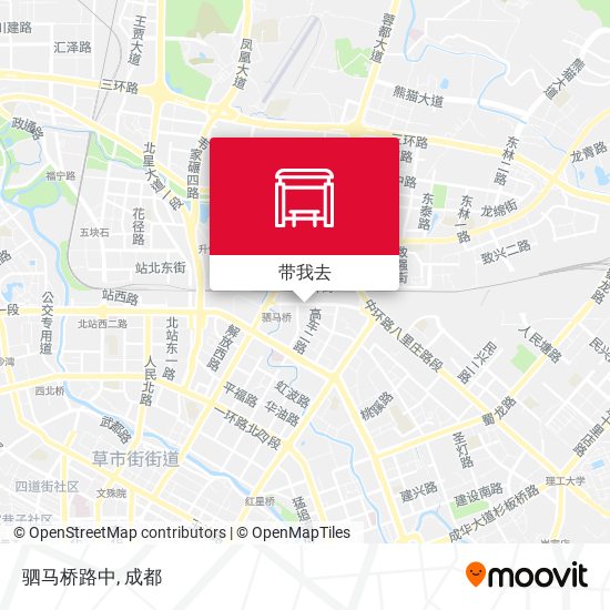 驷马桥路中地图