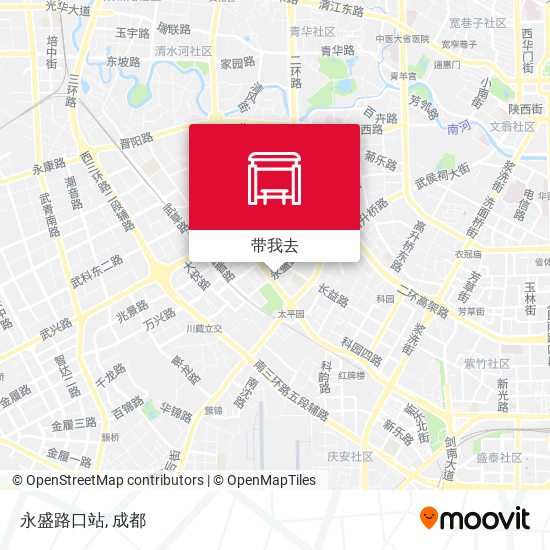 永盛路口站地图