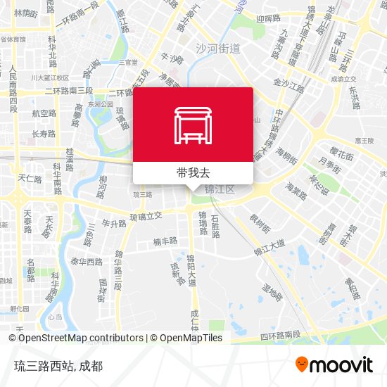 琉三路西站地图