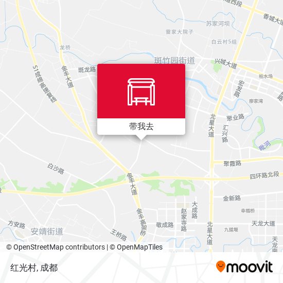 红光村地图