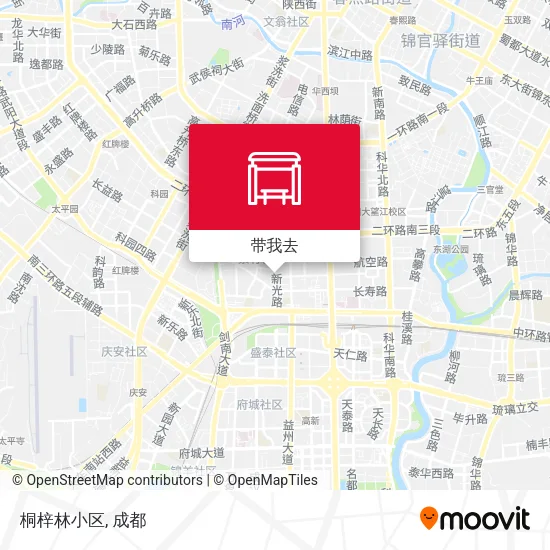 桐梓林小区地图