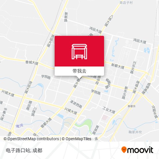 电子路口站地图