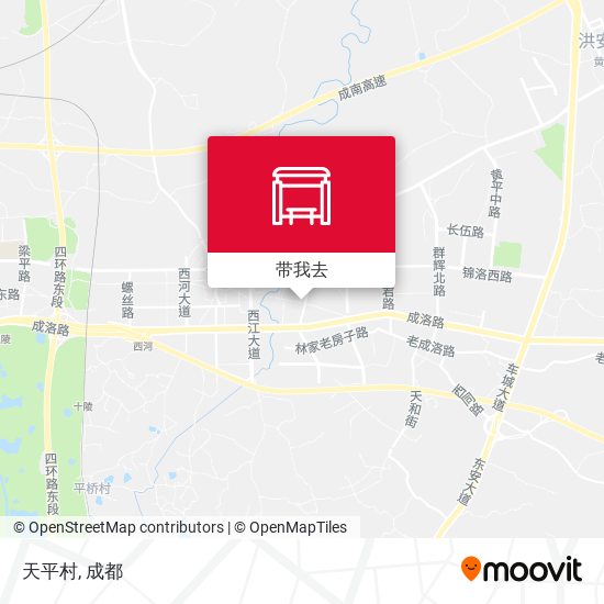 天平村地图