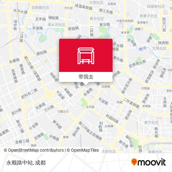 永顺路中站地图