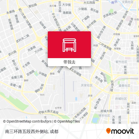 南三环路五段西外侧站地图