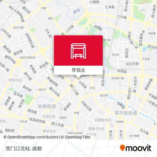 营门口北站地图