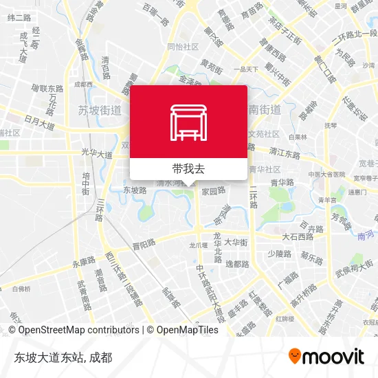 东坡大道东站地图