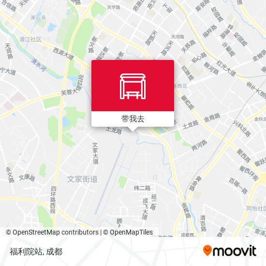 福利院站地图
