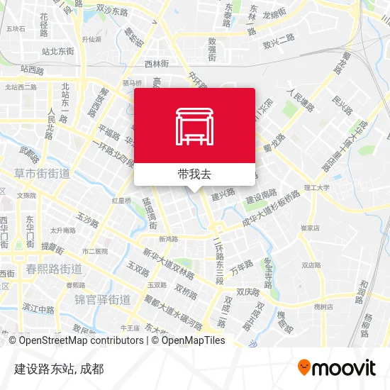 建设路东站地图