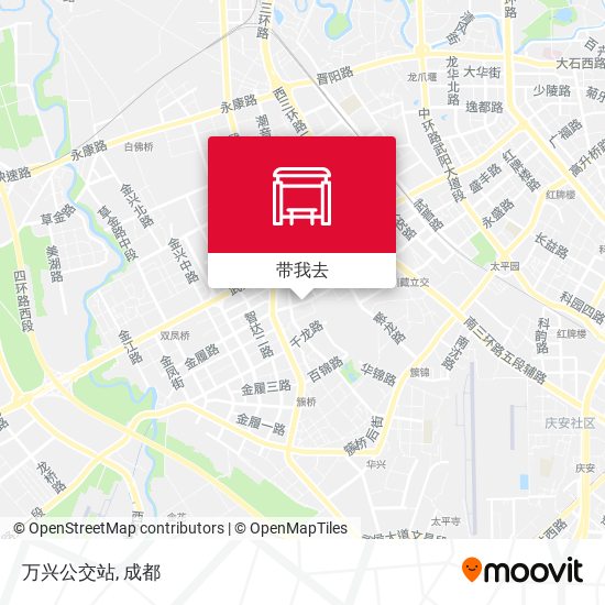万兴公交站地图