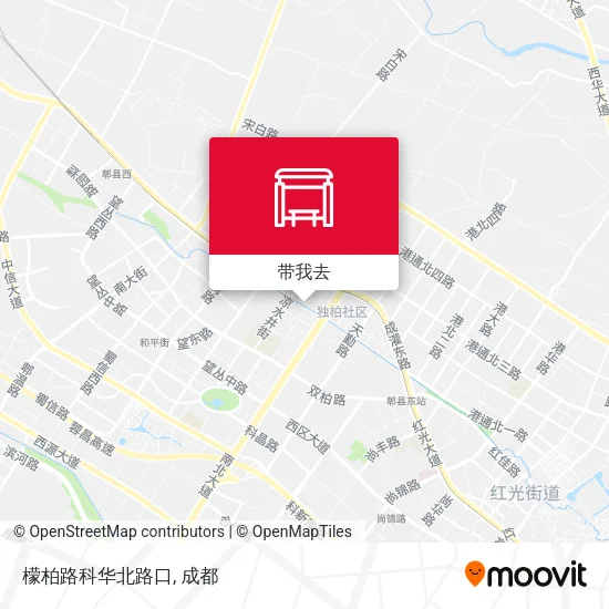 檬柏路科华北路口地图