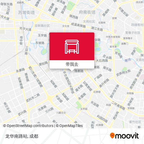 龙华南路站地图