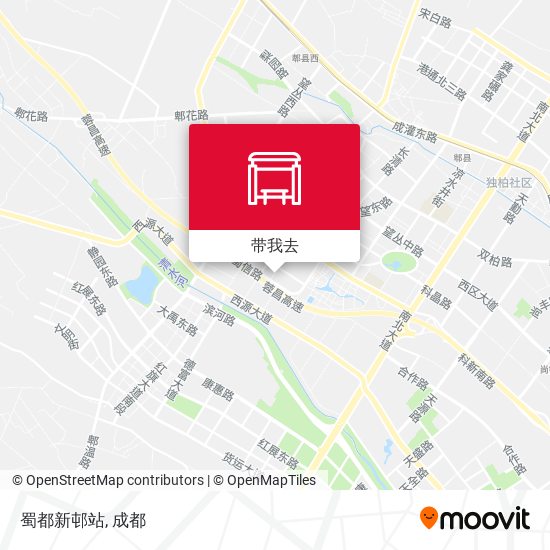 蜀都新邨站地图