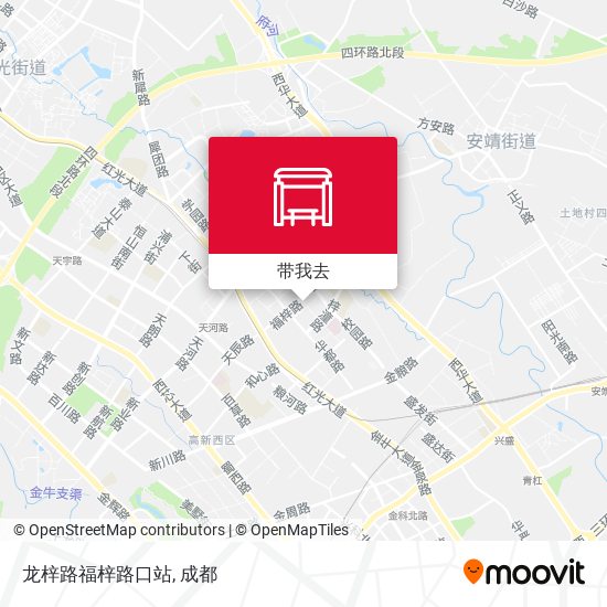 龙梓路福梓路口站地图