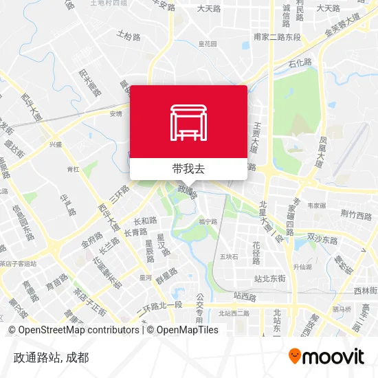 政通路站地图