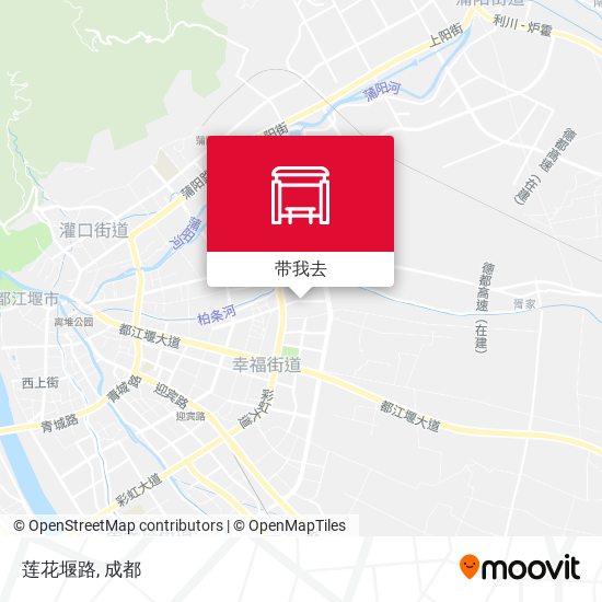 莲花堰路地图