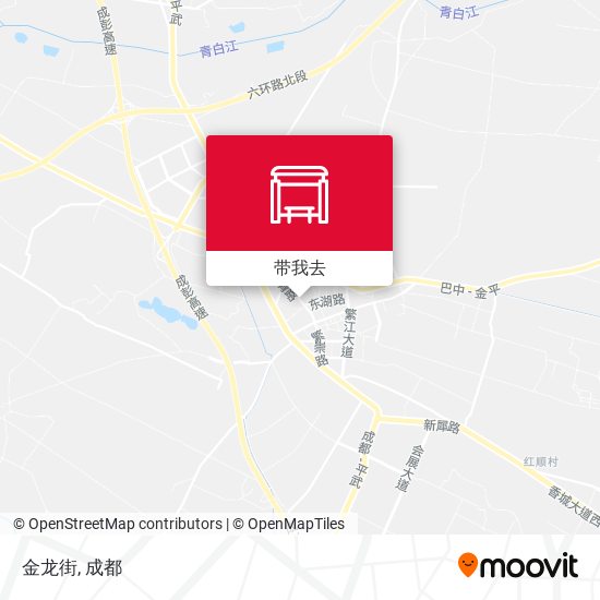 金龙街地图