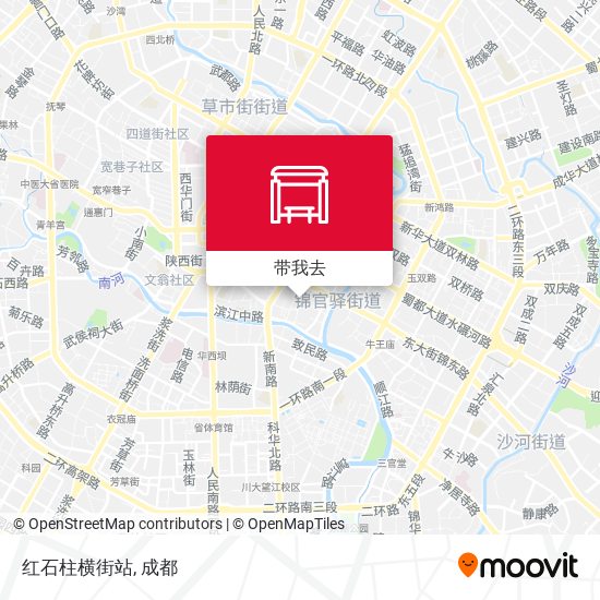 红石柱横街站地图
