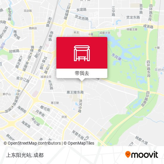 上东阳光站地图