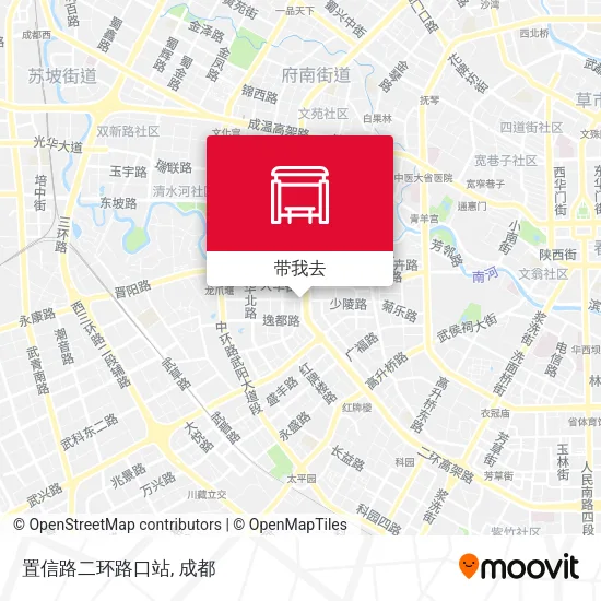 置信路二环路口站地图