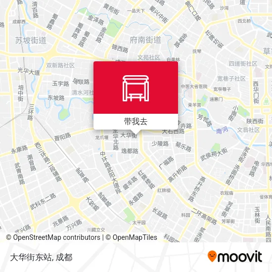 大华街东站地图