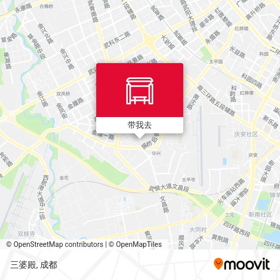 三婆殿地图