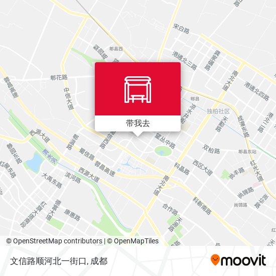 文信路顺河北一街口地图