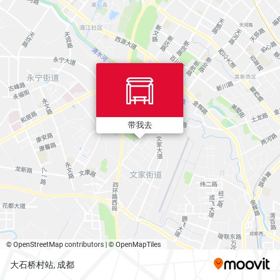 大石桥村站地图