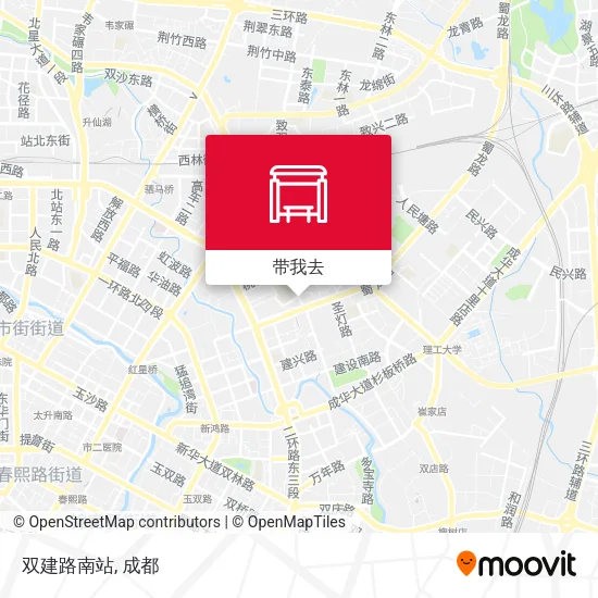 双建路南站地图