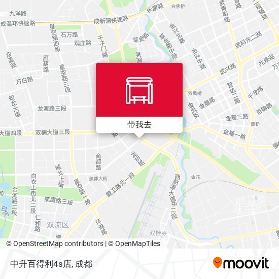 中升百得利4s店地图