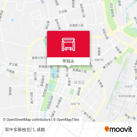 双中实验校北门地图