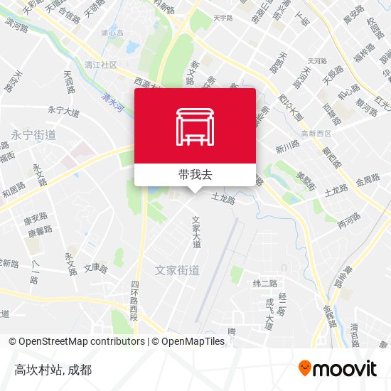 高坎村站地图