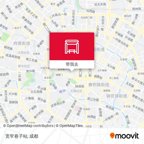 宽窄巷子站地图