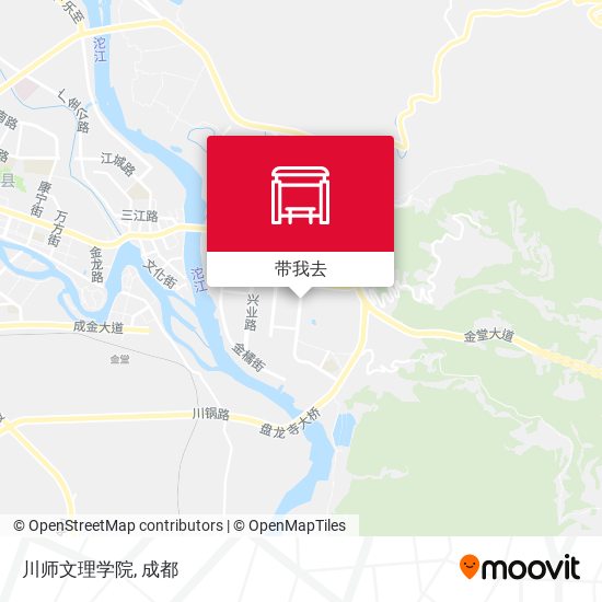 川师文理学院地图
